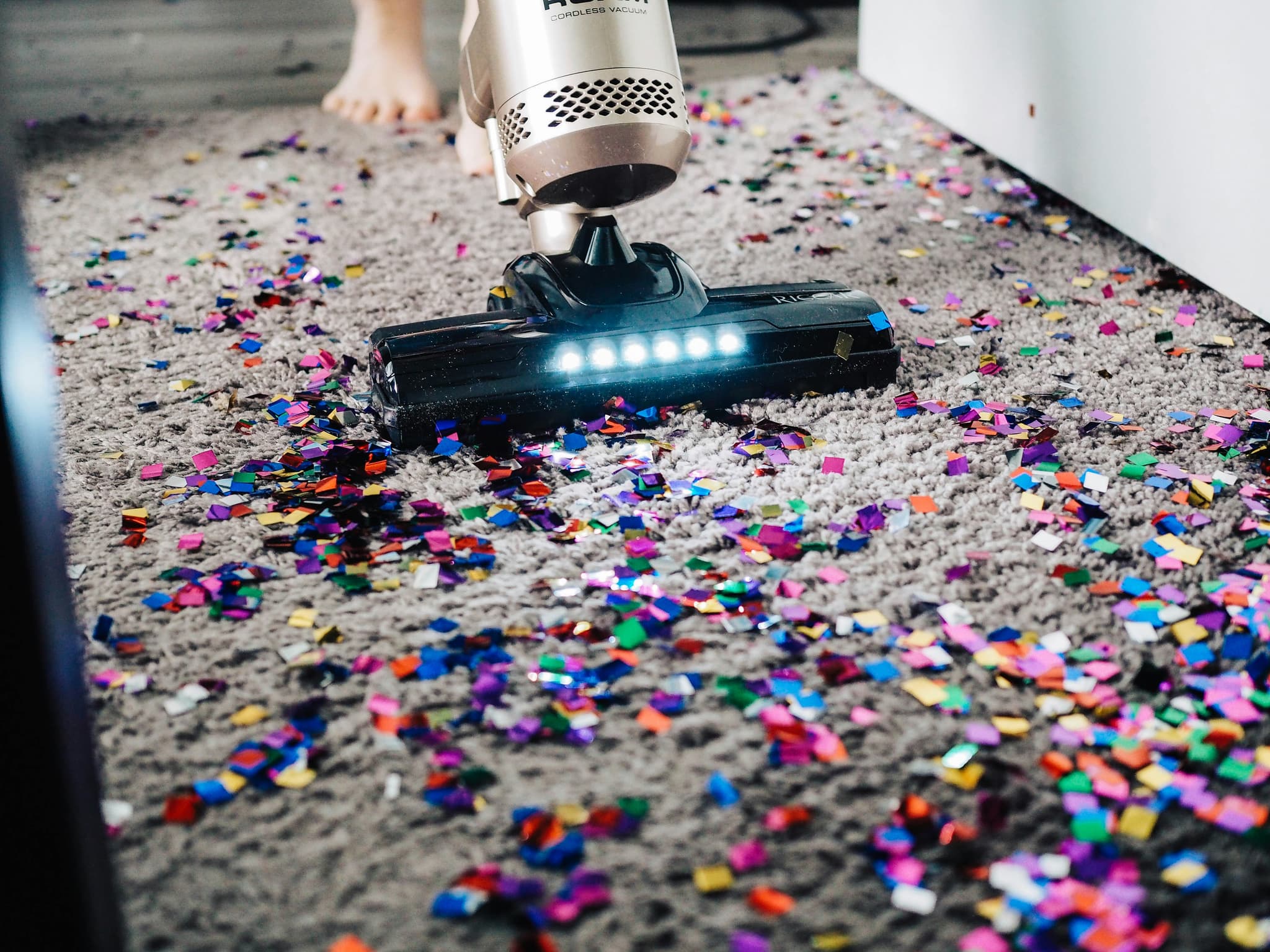 Carpet vacuum cleaning
