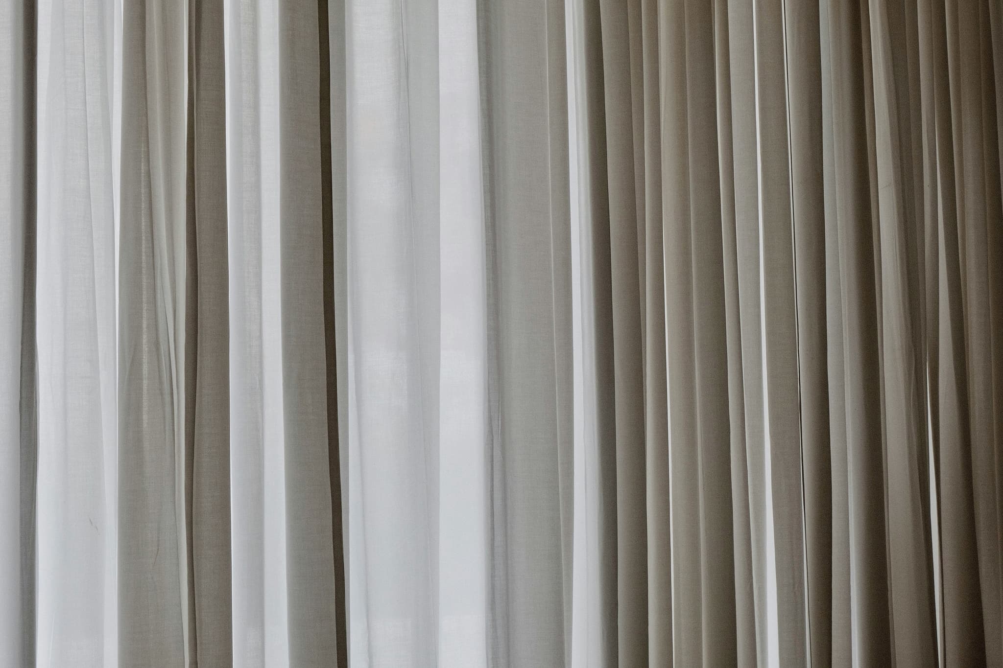 Sheer curtain cleaning