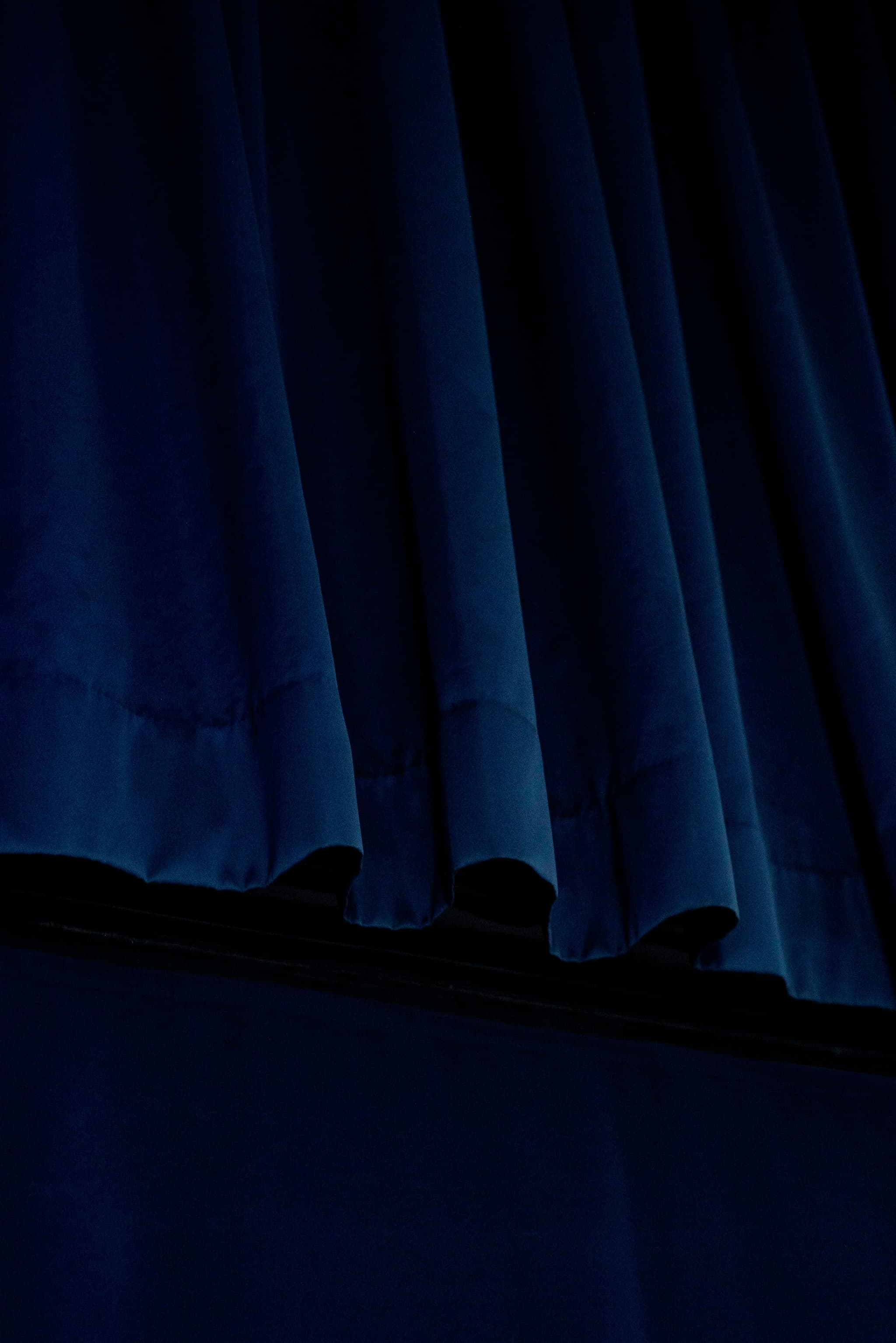 Curtains after professional cleaning