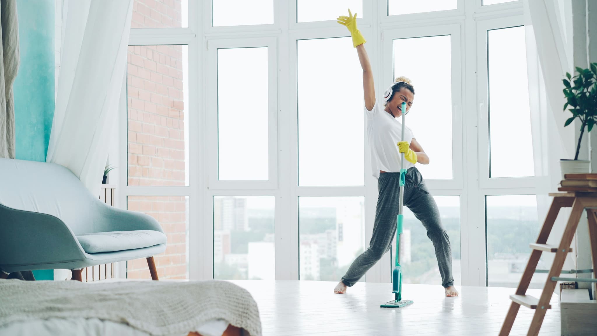 Professional mopping end of lease
